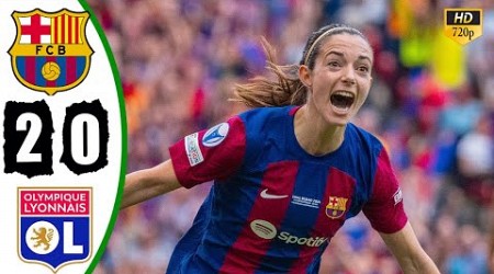 Barcelona vs Lyon 2-0 Women&#39;s Highlights &amp; All Goals - Final Champions League 2024