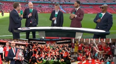 Roy Keane Ian Wright And Wayne Rooney Crazy Reacts To Man United Win FA Cup