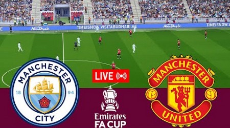 [LIVE] Manchester City vs Manchester United. 2024 FA Cup Final Full match - Video game simulation