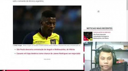 São Paulo descarta contratação de Nilson Angulo e meia da Série A; Entenda