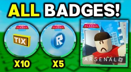 CLASSIC EVENT: ARSENAL ALL BADGES &amp; TIX LOCATIONS!