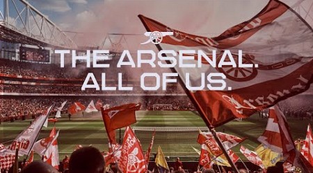 THE ARSENAL. ALL OF US. THANK YOU, GOONERS ❤️