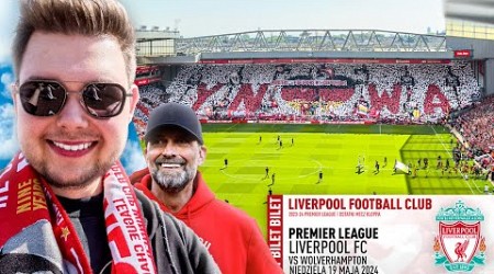 POLECIAŁEM NA OSTATNI MECZ JÜRGENA KLOPPA... | LIVERPOOL VS WOLVERHAMPTON VLOG