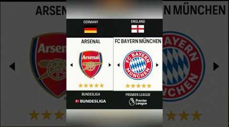 What if Arsenal and Bayern Munich swapped Leagues?