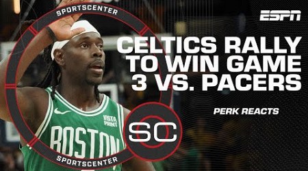 Celtics-Pacers Game 3 Reaction: Jrue Holiday is NOT AFRAID OF THE MOMENT – Perk | SportsCenter