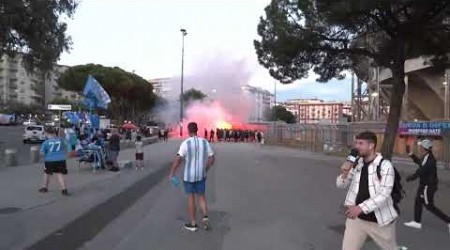 Napoli Lecce 0-0, GESTO ULTRAS: guardate cos&#39;è successo fuori lo stadio!