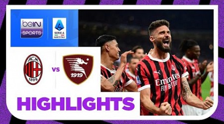 AC Milan 3-3 Salernitana | Serie A 23/24 Match Highlights