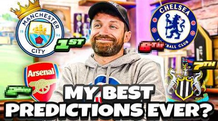 REACTING TO MY PREMIER LEAGUE PREDICTIONS 2023/24