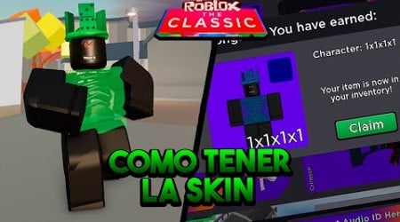 Como OBTENER la SKIN de 1X1X1X1 en ARSENAL ( EVENTO THE CLASSIC ROBLOX )