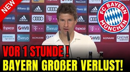 MEIN GOTT! THOMAS MÜLLER HAT SICH ENTSCHIEDEN, DEN FC BAYERN DIESEN SOMMER ZU VERLASSEN! FC BAYERN