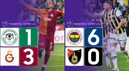 KONYASPOR 1-3 GALATASARAY + FENERBAHÇE 6-0 İSTANBULSPOR / ŞAMPİYON GALATASARAY