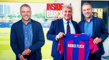 HANSI FLICK: HIS FIRST DAY AT FC BARCELONA 