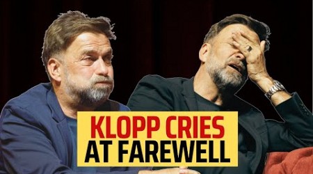 Jurgen Klopp CRIES at Liverpool arena farewell + fist pumps!