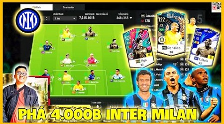 I Love Cầm 4000 Tỷ Build Siêu Đội Hình INTER MILAN Mạnh Nhất FC ONLINE Cùng RONALDO DE LIMA BWC +6