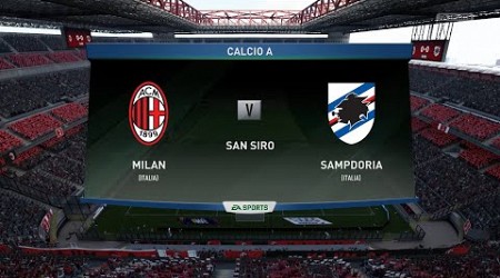 FIFA 18 | AC Milan vs Sampdoria - Serie A 2017/2018