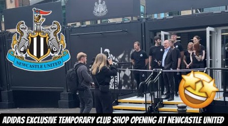 BRAND NEW EXCLUSIVE Newcastle United ADIDAS club shop vlog !!!!!