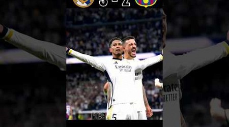 The New El Clasico Real Madrid VS Barcelona Bellingham Rodriguez 