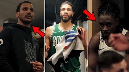 Boston Celtics Locker Room Celebration After Crazy Win vs. Pacers in Game 3! Tatum, Brown, Holiday