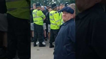 Birmingham v Millwall... Cockney fans held back for protection from ZULUS by Police Sept 23