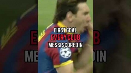 First goal Messi scored in every club #football #highlights #mls #messi #goals #laliga #ligue1