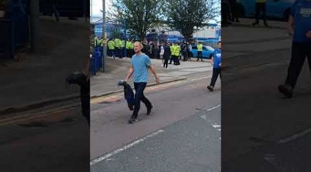 Police reinforcements as Millwall fans try to leave St Andrews after game v Birmingham! 23/24