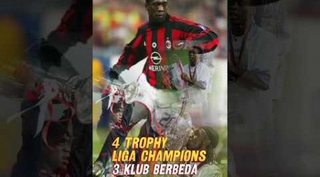 Clarence seedorf | legenda AC milan | rekor liga champions #footballshorts #feedshorts #acmilan