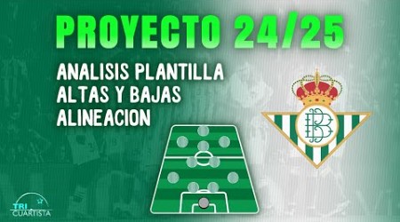 Fichajes REAL BETIS 24/25 || Análisis plantilla y alineación