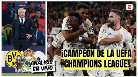 REAL MADRID 2-0 DORTMUND. CAMPEONES de la UEFA CHAMPIONS LEAGUE, ganan su 15ta. OREJONA | Exclusivos