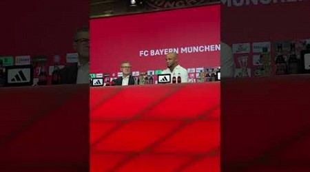 DAS sind Kompanys erste Worte als Bayern-Trainer #shorts #fcbayern