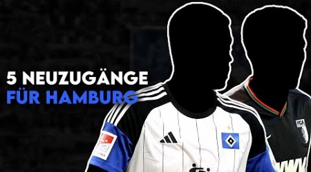 Hamburger SV: 5 Transfers um endlich in die Bundesliga aufzusteigen!