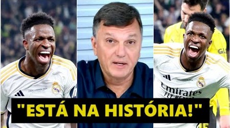 &quot;E quem chamava de NEGUEBINHA??? O Vinicius Júnior TÁ NA HISTÓRIA do Real Madrid!&quot;, diz Mauro Cezar