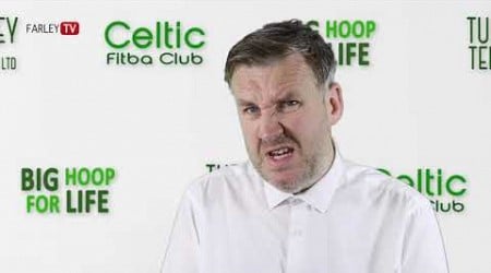 Brendan Rodgers reacts to Celtic winning the double