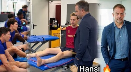 Wow!! Hansi Flick meets Frankie De Jong immediately after signing for Barcelona, see how he really..