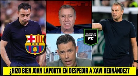 SE CALIENTAN por BARCELONA: Se arrepentirán de cambiar a Xavi Hernández por Hansi Flick | ESPN FC