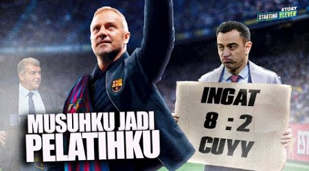 Datang Langsung Dikecam! Drama Xavi dan Hansi Flick di Barcelona