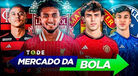 FLAMENGO vai por T. ALCÂNATARA l ÉDERSON é alvo do LIVERPOOL l JOÃO FÉLIX no UNITED l KAIO JORGE e+