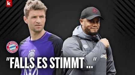 Kompany neuer Bayern-Coach?! Müller: &quot;Mich persönlich tangiert das nicht&quot; | FC Bayern München