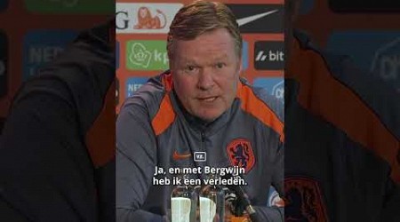 Koeman over de plek van Bergwijn in de EK-selectie 