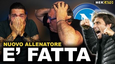 ODDIOOOOOOO!!! CONTE E&#39; IL NUOVO ALLENATORE DEL NAPOLI...REAZIONE DEL TIFO NAPOLETANO