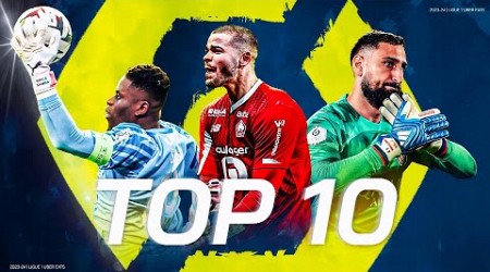 Top 10 arrêts | Samba, Chevalier, Donnarumma... | 2023-24 | Ligue 1 Uber Eats