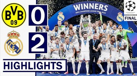 ⚪Dortmund vs Real Madrid (0-2) UCL FINAL 2024 Extended HIGHLIGHTS &amp; CELEBRATION!