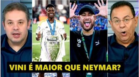 É UMA LOUCURA??? Vinicius Júnior JÁ PASSOU Neymar na HISTÓRIA do futebol? Real CAMPEÃO gera DEBATE!