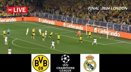 Efootball Pes 21 Gameplay | Dortmund vs Real Madrid | Final London 2024 | Champions League 2024