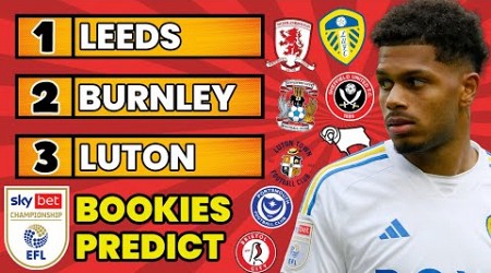 The Bookies *Very* Early Championship 2024-25 Predictions!