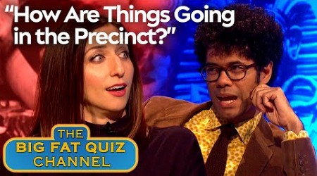 Richard Ayoade&#39;s American Accent Wows Chelsea Peretti | Big Fat Quiz