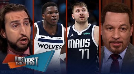 Luka-Kyrie combine for 66 points, Brou&#39;s Wolves are done, Celtics impressive? | FIRST THINGS FIRST