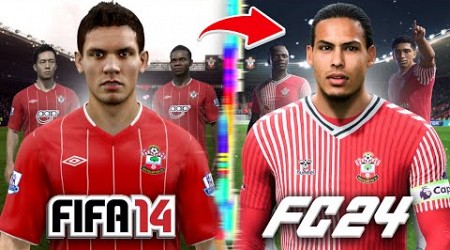 I Rebuild Southampton From FIFA 14 to FC 24!