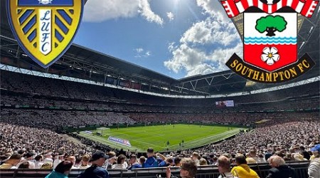 (FAN CAM) Heartbreaking scenes as Leeds lose 1-0 to Southampton at Wembley 