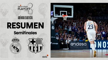 Real Madrid - Barça (97-78) RESUMEN | Playoff Liga Endesa 2024