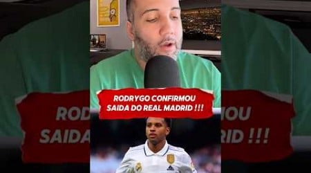 Rodrygo Confirmou saída do Real Madrid!! #futebol #brasil #copa #realmadrid #rodrygo #laliga #brasil